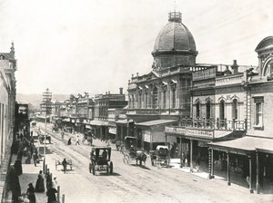 Rundle Street, Adelajda, Australia, 1895.