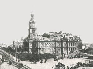 Nowy Ratusz, Sydney, Australia, 1895.