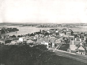 Widok z North Shore, Sydney, Australia, 1895.