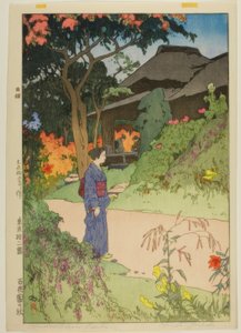Jesień w Hyakka-en autorstwa Yoshida Hiroshi