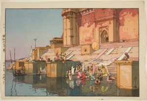 Ghat w Benares (Benaresu no gatto)