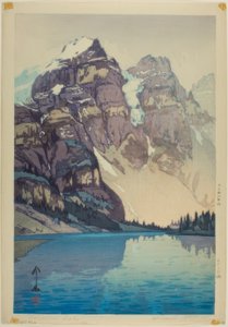 Jezioro morenowe autorstwa Yoshida Hiroshi