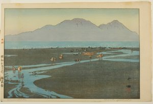 Góra Unzen autorstwa Yoshida Hiroshi
