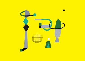 Kompozycja abstrakcyjnej geometrii, 2017 (ilustracja wektorowa)