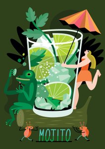 Mojito, 2017 (ilustracja wektorowa)