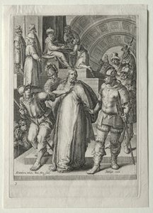 Zestaw pasyjny:  Chrystus przed Piłatem autorstwa Zacharias Dolendo