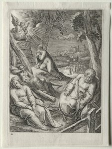 Zestaw pasyjny:  Chrystus na Górze Oliwnej autorstwa Zacharias Dolendo