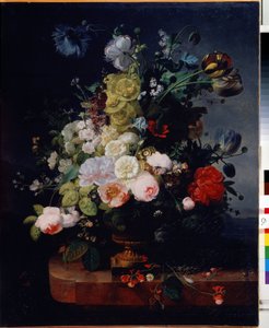 "Bukiet kwiatów" Obraz Zachee Prevosta (1797-1861) 1787 Państwowe Muzeum Osiedle Archangielskoje, Moskwa autorstwa Zachée Prévost
