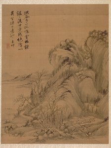 Krajobraz w stylu Ching Hao, 1775.