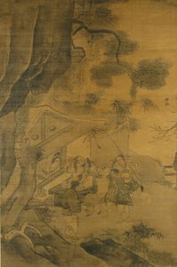 Studiowanie malarstwa, XVI wiek. autorstwa Zhang Lu