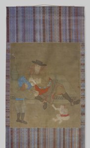 Obraz trzech ludzi z Zachodu autorstwa Zhang Rulin