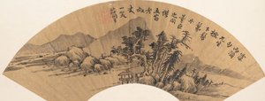 Krajobraz rzeki. autorstwa Zhuang Jiongsheng