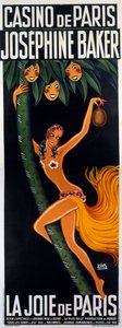 Plakat do spektaklu „La joie de Paris” z Josephine Baker 1930 autorstwa Zig (1900-1936)