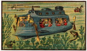 Autobus podwodny, ok. 1910 autorstwa . .