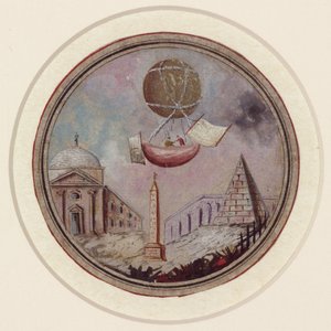 Wczesna katastrofa balonowa, ok. 1785 autorstwa Frederick (attr. to) Barnard