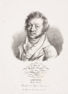 Andre-Marie Ampere, francuski fizyk i matematyk, ok. 1820 autorstwa Frederick (attr. to) Barnard