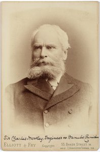 Charles A Hartley, brytyjski inżynier autorstwa Frederick (attr. to) Barnard