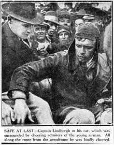 Charles Augustus Lindbergh, amerykański pilot, ok. 1920 autorstwa Ferdinand Georg Waldmuller