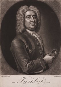 Christopher Pinchbeck, angielski zegarmistrz i wytwórca zabawek, ok. 1725 r autorstwa Frederick (attr. to) Barnard