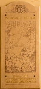 Tablica pamiątkowa Kaplicy Inwalidów (1670), Paryż (zdjęcie) autorstwa . .