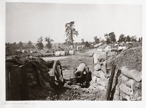 Konfederackie fortyfikacje przed Atlantą, Georgia, USA autorstwa Ferdinand Georg Waldmuller