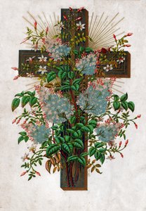 Krzyż Jezusa Chrystusa, ok. 1910 (litografia) autorstwa . .