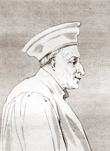 Còsimo di Giovanni degli Mèdici (1389 – 1464), pierwsza z dynastii politycznej Medyceuszy, z „Zabytkowej Galerii Portretów i Malarstwa”, opublikowana w 1808 r. autorstwa Ferdinand Georg Waldmuller