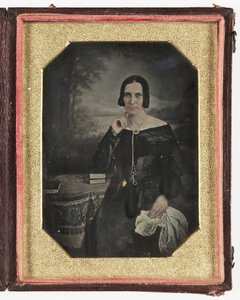Dagerotyp kobiety, ok. 1845 r. autorstwa Frederick (attr. to) Barnard