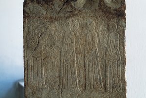 Eumenides, płaskorzeźba wotywna, Argos, Grecja, cywilizacja grecka, III wpne autorstwa William Walcutt