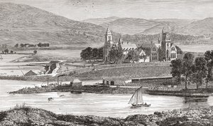 Opactwo Fort Augustus, aka opactwo św. Benedykta, Fort Augustus, Inverness-shire, Szkocja autorstwa . .