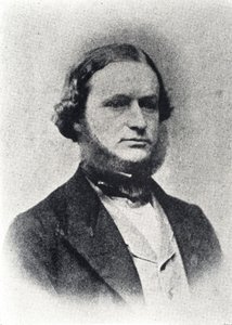 Gustav Kirchhoff, niemiecki fizyk, ok. 1860 autorstwa Frederick (attr. to) Barnard