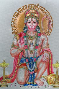 Hanuman, bóg małp w mitologii hinduskiej.