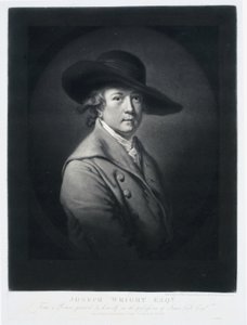 Joseph Wright, malarz angielski, koniec XVIII wieku autorstwa Frederick (attr. to) Barnard