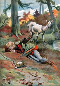 La Biche au Bois. ok. 1910 (grawerowanie) autorstwa . .