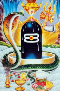 Lingam reprezentuje fallusa hinduskiego boga Śiwy.