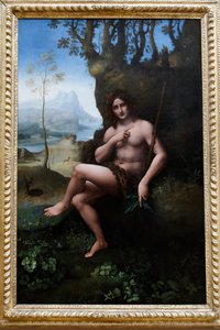 Luwr, Paryż, Francja. Warsztat Leonarda da Vinci, przypisywany Francesco Melzi, Św. 1510-1520. autorstwa . .