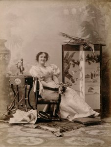 Aktorka liryczna thater - aktorka teatralna autorstwa Henry Charles Fehr