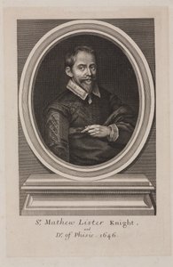 Matthew Lister, angielski lekarz autorstwa Frederick (attr. to) Barnard