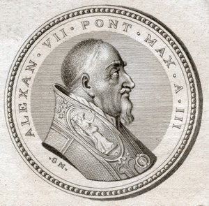 Papież Aleksander VII autorstwa . .