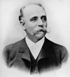 Portret Bartolomeo Emilio Camillo Golgiego (1843-1926), włoskiego naukowca i lekarza, Nagroda Nobla w dziedzinie medycyny w 1906 roku, fotografia