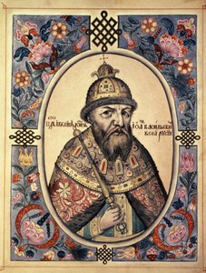 Portret Iwana Groznego (Iwan Groźny, Iwan IV).