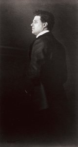 Portret Pietro Mascagni, muzyka autorstwa Henry Charles Fehr