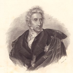 Portret historyka sztuki Leopoldo Cicognara (1767-1834), miedzioryt Fusinati z portretu Lippariniego autorstwa William Walcutt