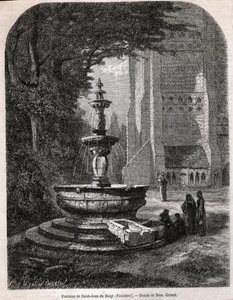 Św. Jan od Palca, ok. 1850 (rycina) autorstwa . .