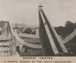 Samrat Yantra w Obserwatorium Jaipur, Indie autorstwa Frederick (attr. to) Barnard