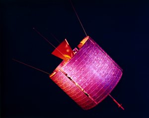 Satelity, wojsko, USA Satelita Early Bird autorstwa Ferdinand Georg Waldmuller