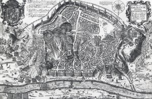 miasto Smoleńsk podczas polskiego oblężenia 1611, Rosja autorstwa Georg Carl Heinrich Dollmann