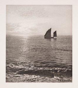 „Wschód słońca nad morzem” (Lever de soleil en mer) autorstwa Frederick (attr. to) Barnard