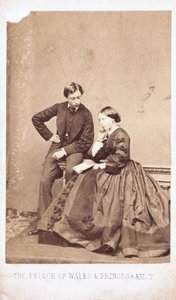 Książę Walii i księżniczka Alicja autorstwa Ferdinand Georg Waldmuller