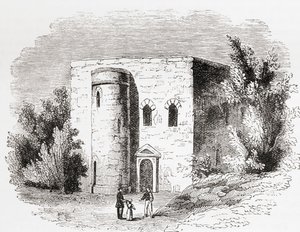 Sanktuarium, Opactwo Westminsterskie, Londyn, Anglia, widziane tutaj w XIX wieku. autorstwa . .